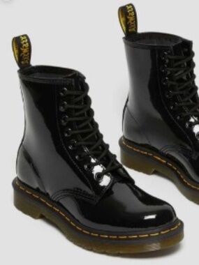 Doc Martens Patent Boots Size 9